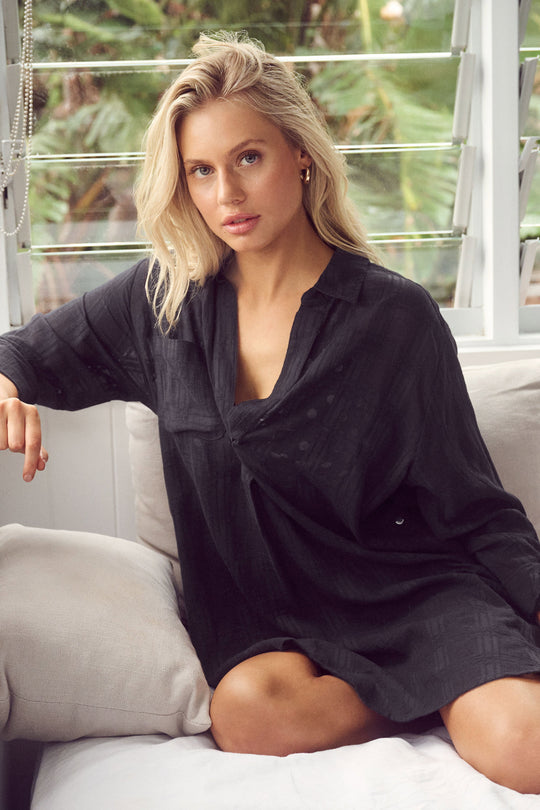 Picnic Painters Shirt - Midnight