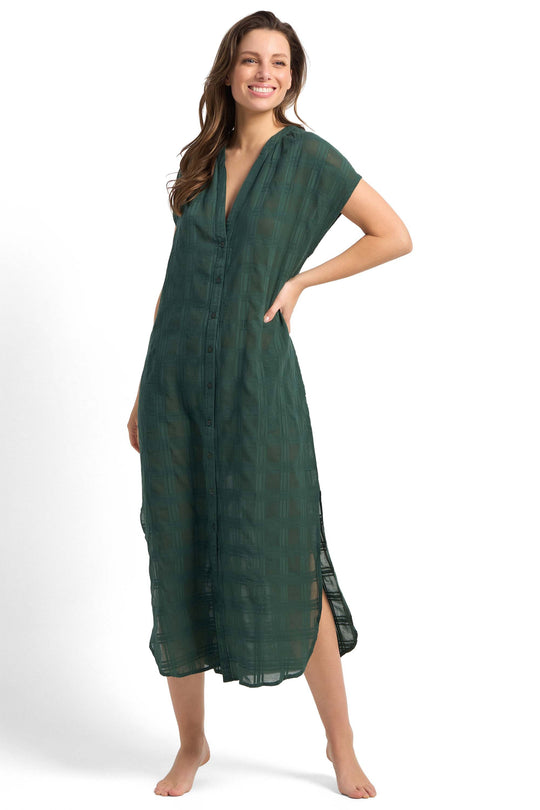 Picnic Soft Maxi Dress - Seaweed