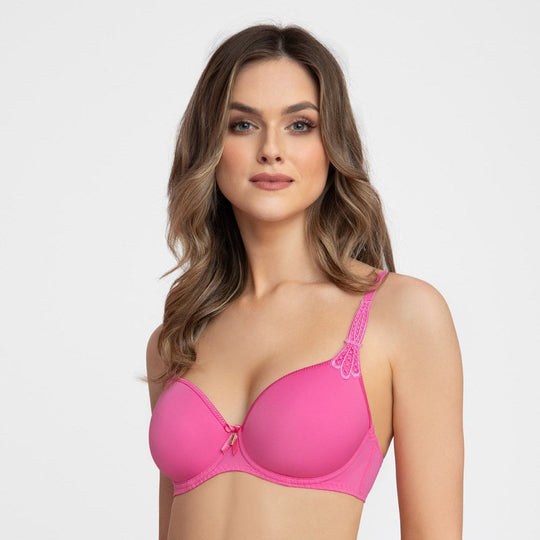 Virginia 3D Spacer  Bra - Pink Ribbon