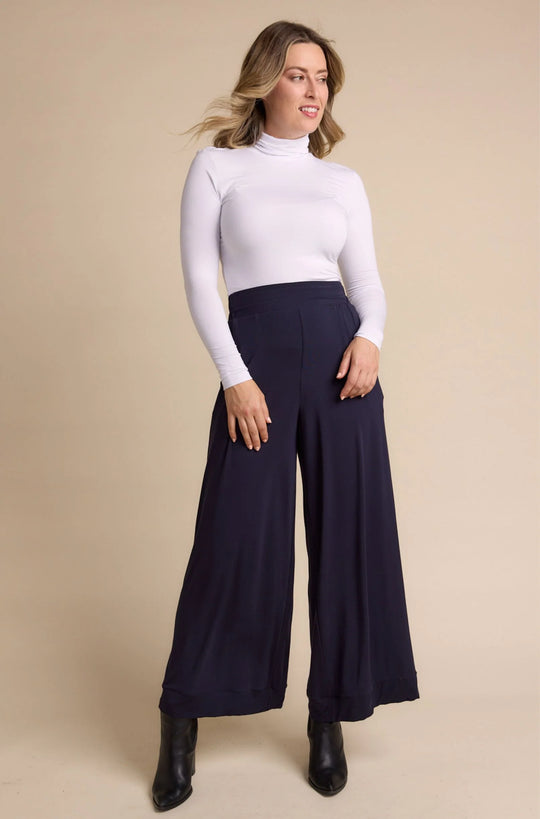 Turtle Neck Long Sleeve - White