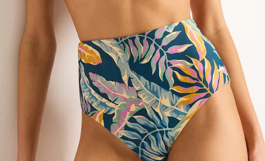 Huahine Reversible High  Pant - Huahine/Desert Gold