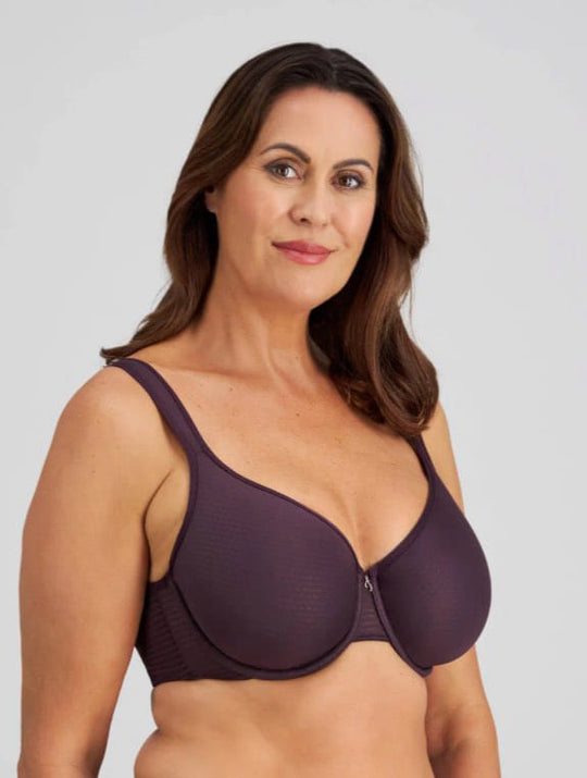 Perfect Lines Contour Bra - Plum