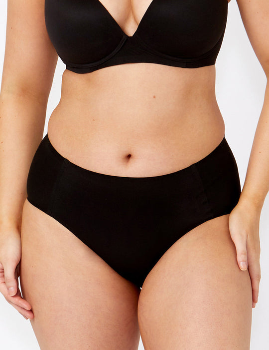 Bare Essentials Recycled Nylon Bikini - Black