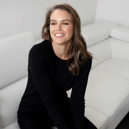 Crew Neck Long Sleeve 240Gsm - Black