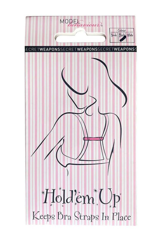 Hold 'Em Up Strap Holder - White