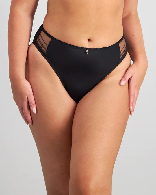 Faithful High Cut Brief - Black