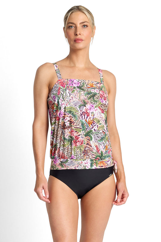 Lilymaze Bandeau Blouson Singlet - Skin