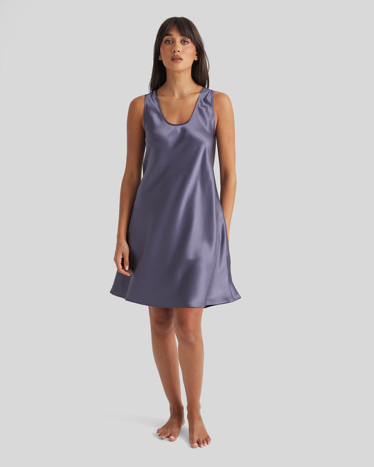 Mono Silk Short Nite - Blue Manor
