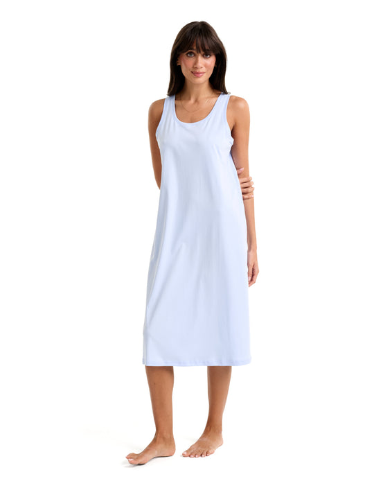 Supima Cotton Tank  Nite - Cashmere Blue