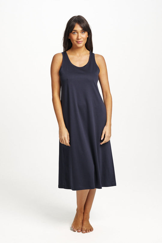 Supima Cotton Tank  Nite - Navy