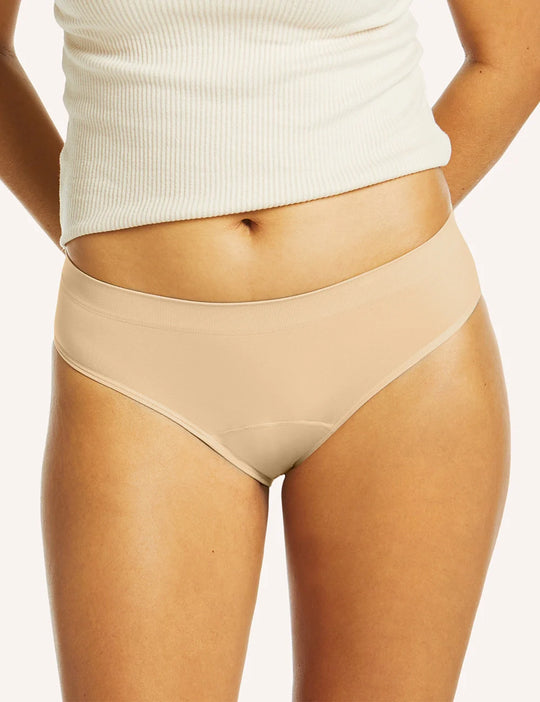 Seamfree Period Bikini Brief - Nude