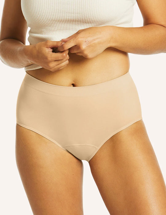 Love Luna Seamfree Period Full Brief - Nude