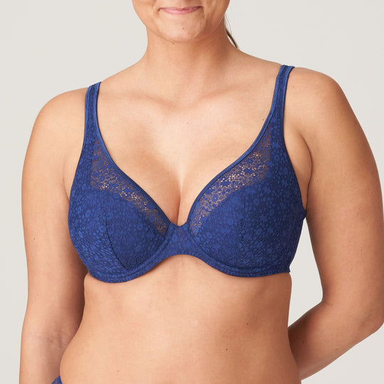 Epirus Half Padded Plunge Bra - Royal