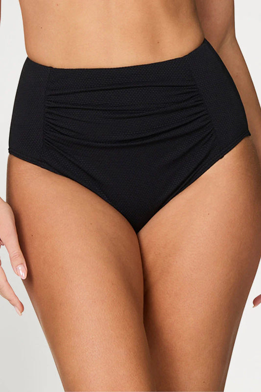 Must Have Bette High Waist Low Leg Bikini - Black