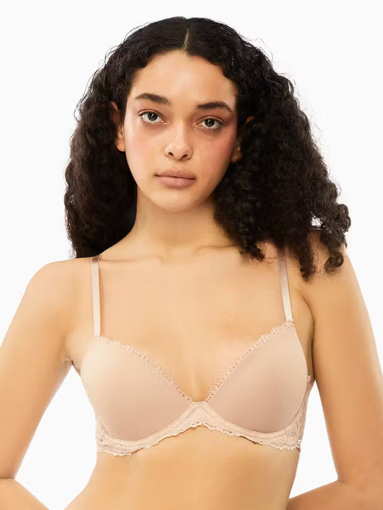 Seductive Comfort Lotus Floral Contour Bra - Cedar