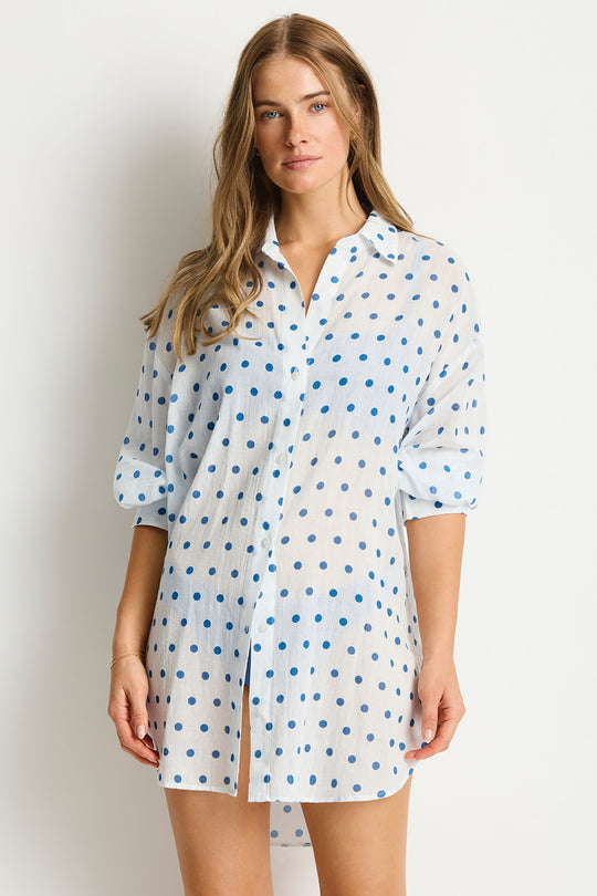 Dottie Cruise Shirt - Denim Blue