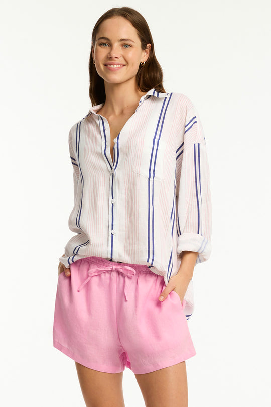 Newport Beach Shirt - Light Pink