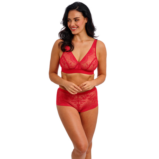 Sensu Lace Bralette - Salsa