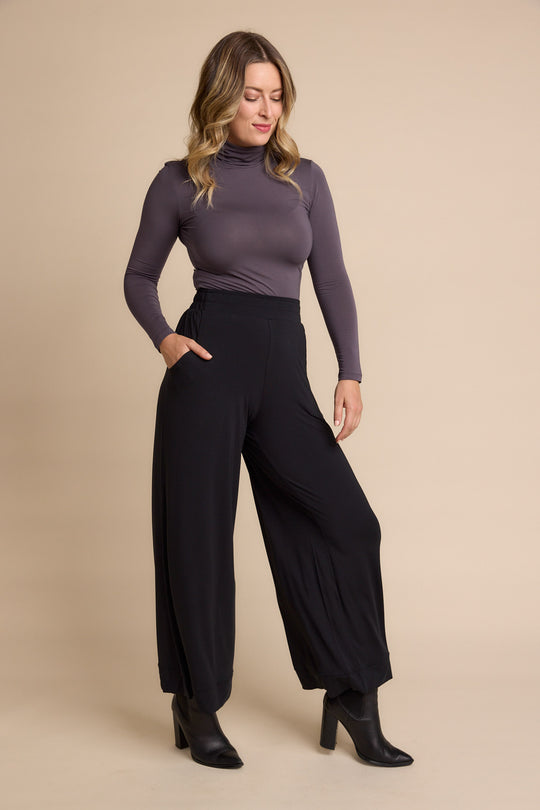 Turtle Neck Long Sleeve - Grape