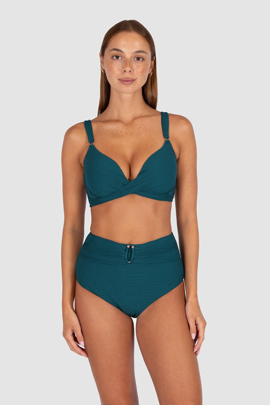 Positano C/Dd Moulded Wrap - Canopy Green