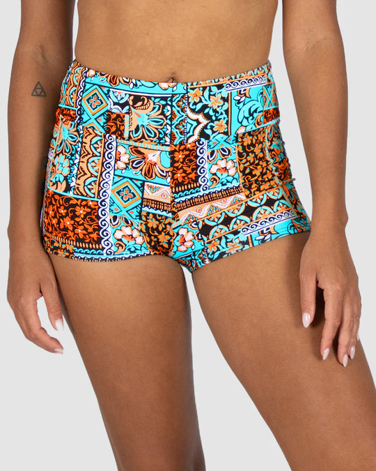 Tulum Firm Beach Short - Black