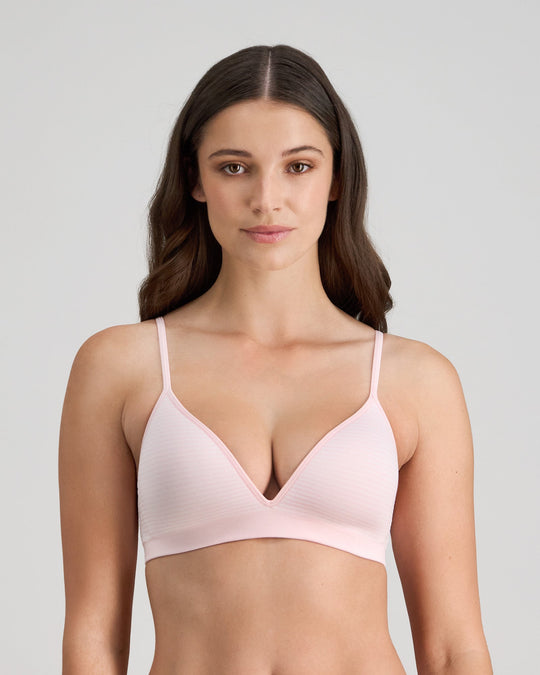 Simply Seamless Wire Free Bra - Icy Pink