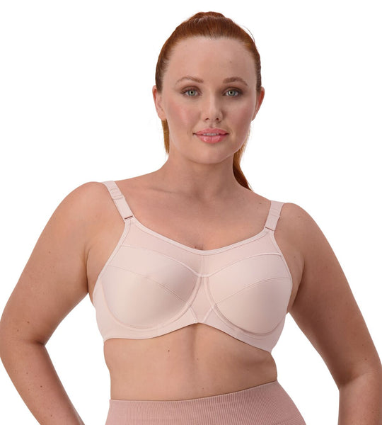 Triaction Ultra Wired Sports Bra - Fig Pink