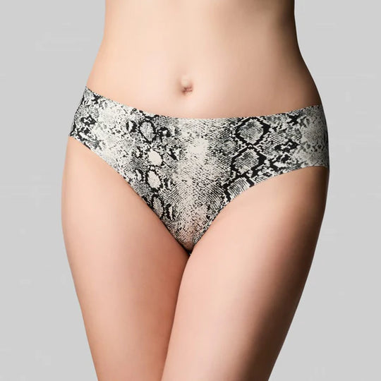 Precision Lace Bikini - Ivory Snake