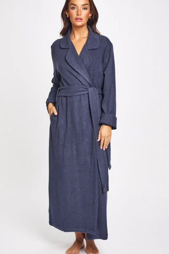 Pure Wool Robe - Nightshade