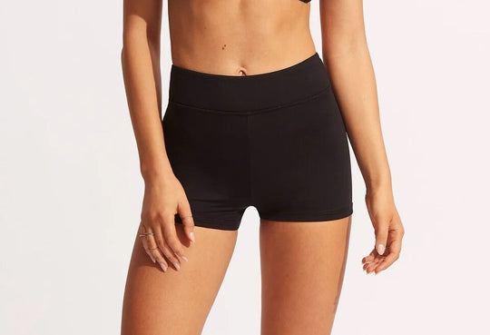 Seafolly Collective Boyleg - Black