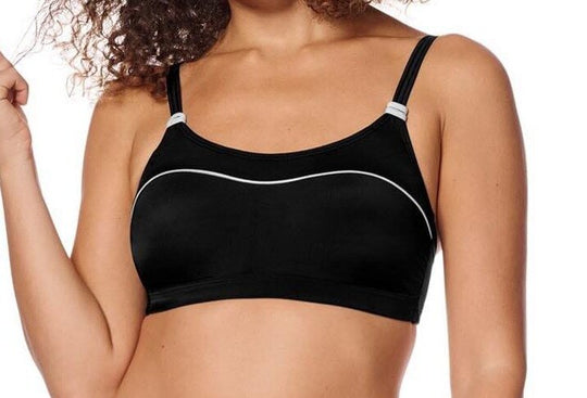 Ravello Soft Bikini Top - Black/Silver