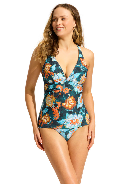 Spring Festival DD Tankini True Navy