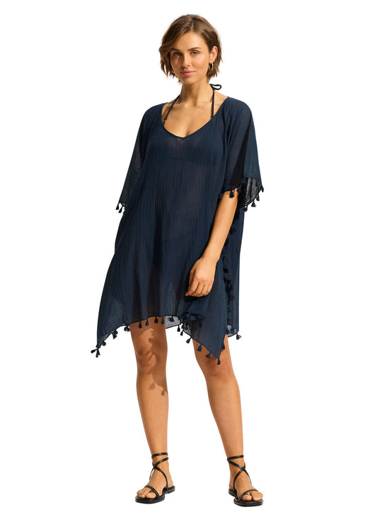 Amnesia Kaftan - Indigo