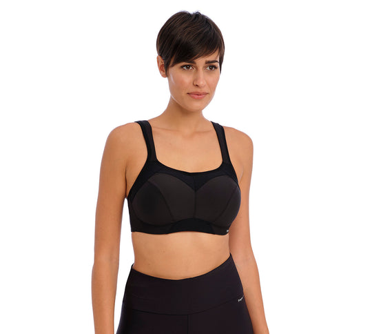 High Octane Underwire Sports Bra  - Black
