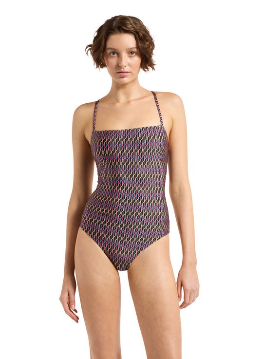 Paloma Minimal Tank One Piece - Peach