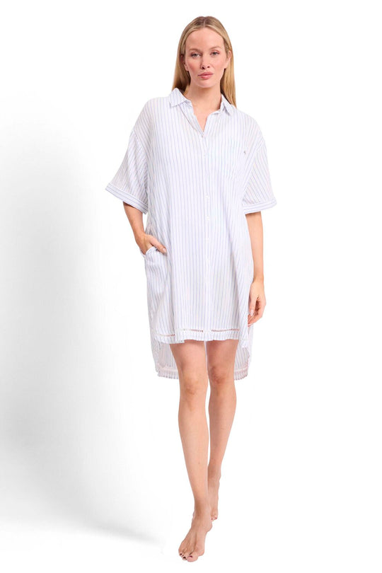 Laguna Ladder Resort Shirt - Blue