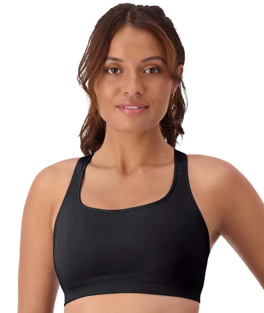 Triaction Ultra Seamfree Crop Top - Black