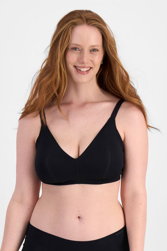 Understated Second Skin Bra - Black