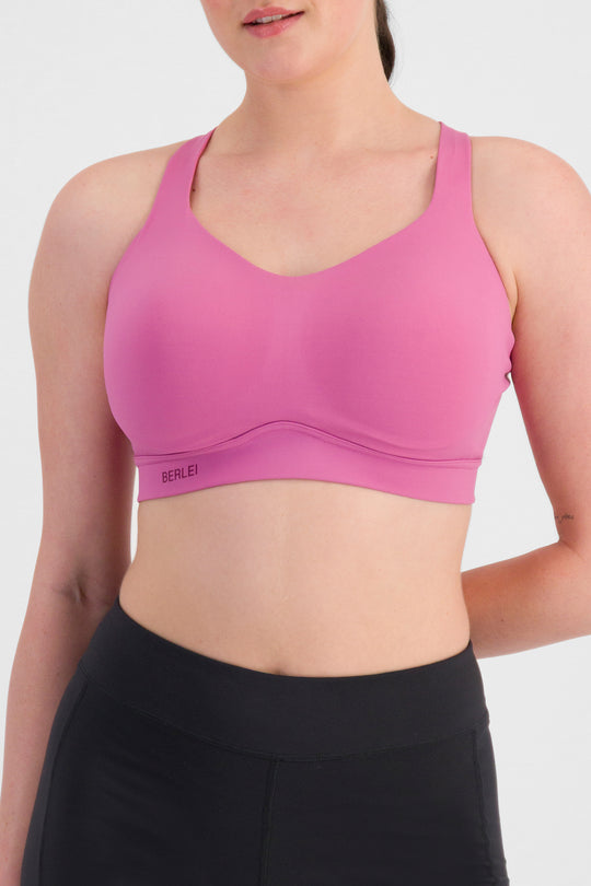 Smooth Power Sports Crop - Petal Plum