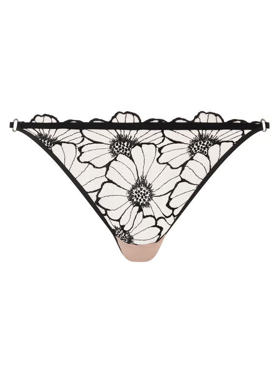 Lush Thong - Black/Soft Pink