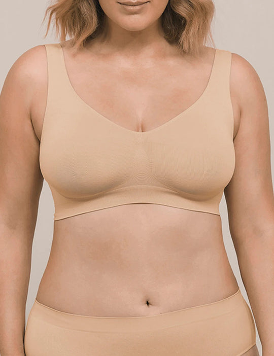 Bare Essentials Recycled Nylon Shaper Bra - Rose Beige