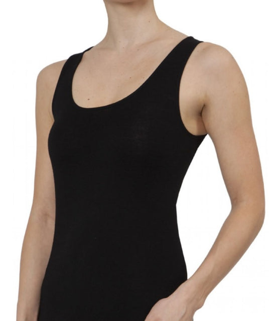 Pure Wool Vest - Black