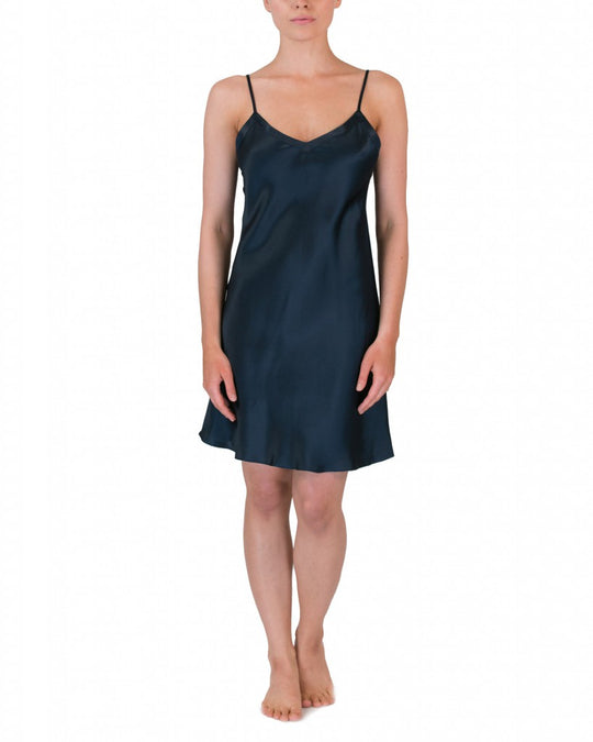 Silk Chemise - Navy