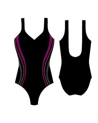 Splice Sway Side One Piece - Black