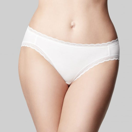 Classic Cotton Bikini - White