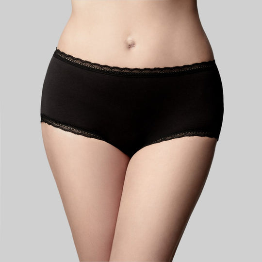 Classic Cotton Boyshort - Black