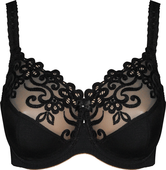 Coral Underwire Bra - Black