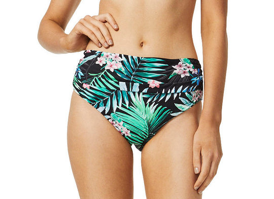 Secret Garden High Ruched Front Pant - Black