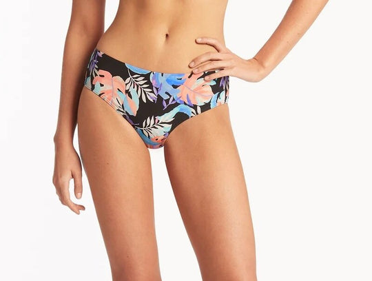Botanica Mid Bikini Pant - Black