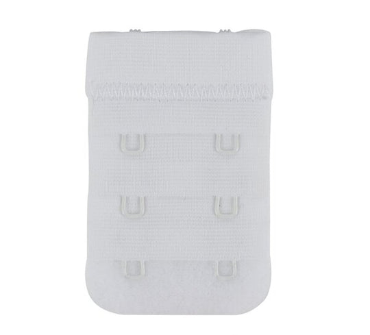 2 Hook Bra Extender - White